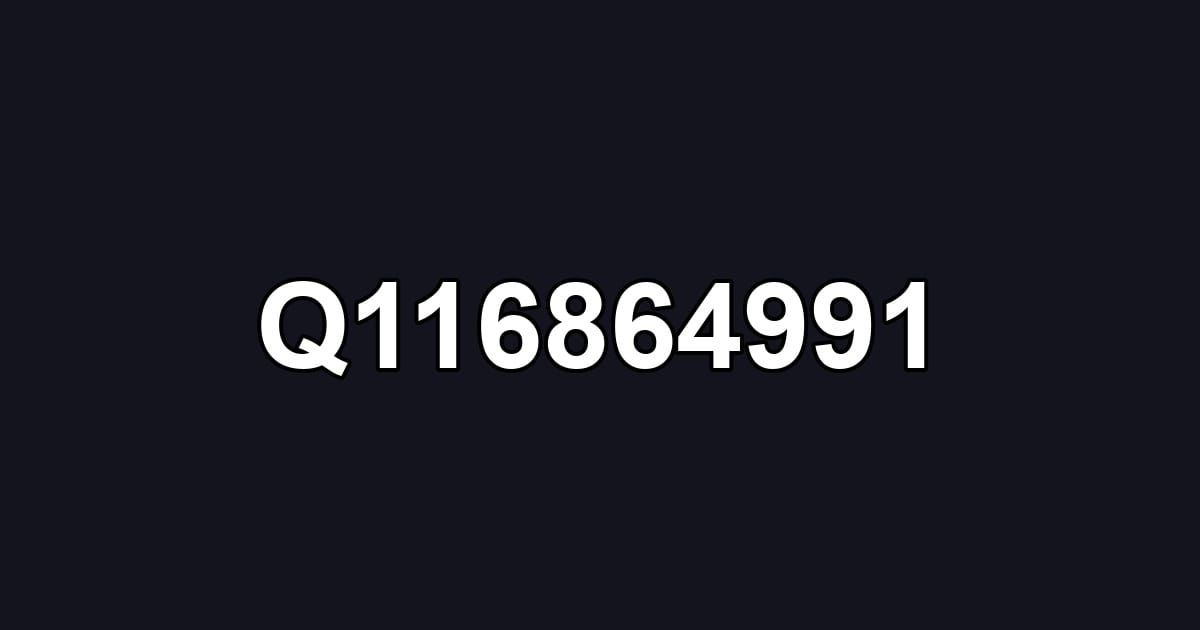 Q116864991