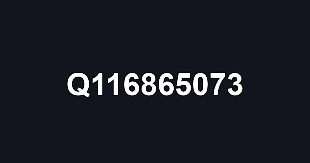 Q116865073