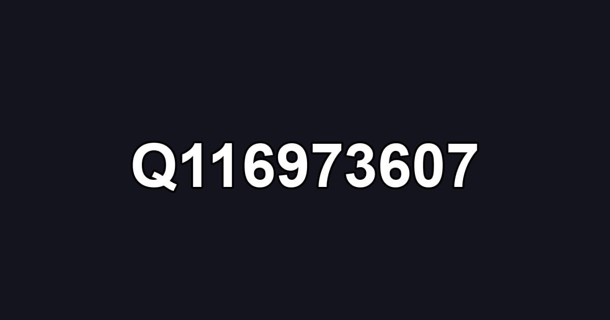 Q116973607
