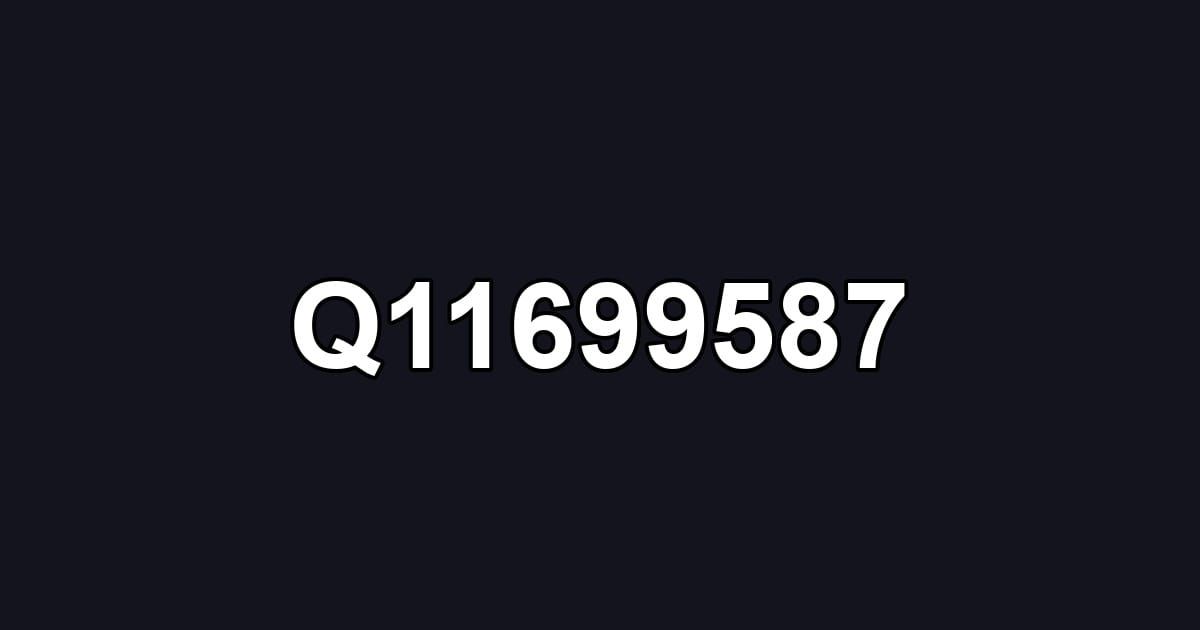 Q11699587