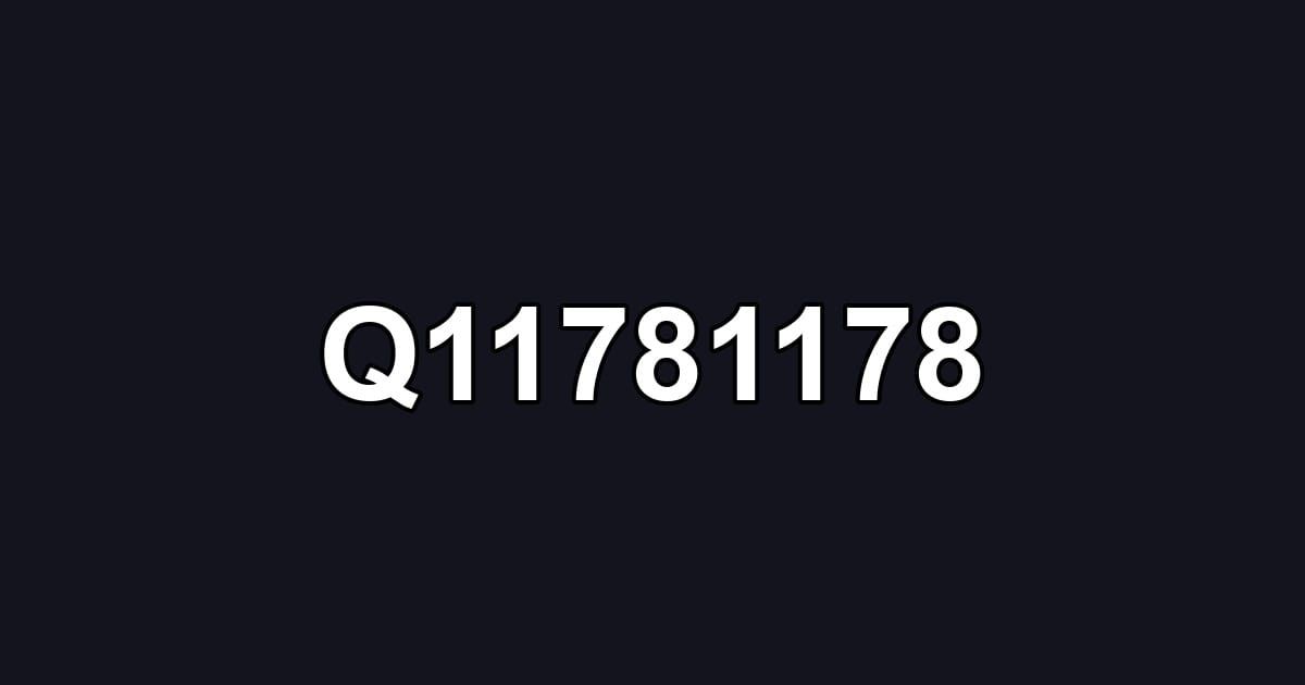 Q11781178