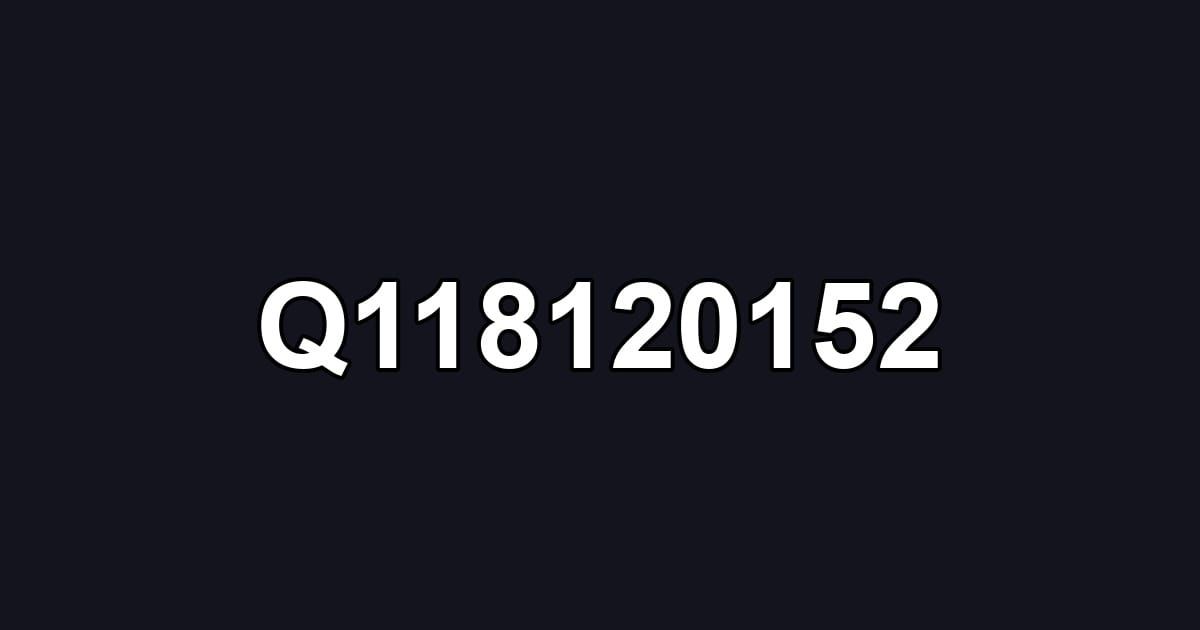 Q118120152