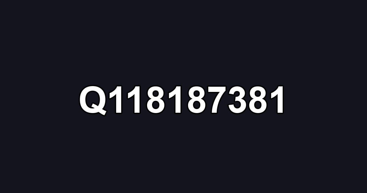 Q118187381