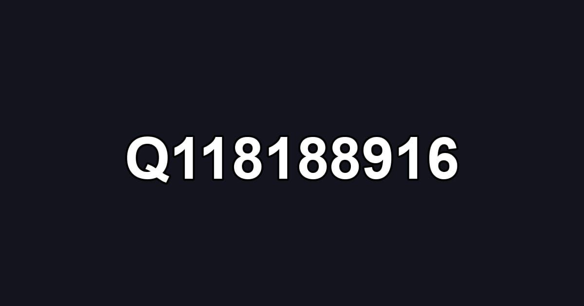 Q118188916