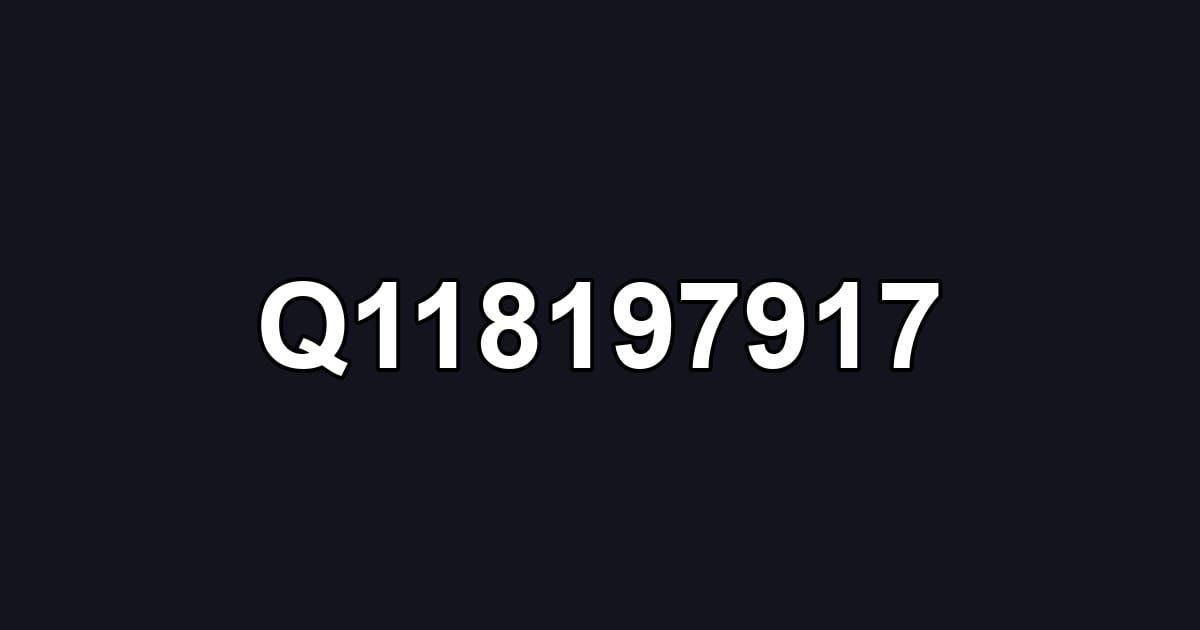 Q118197917