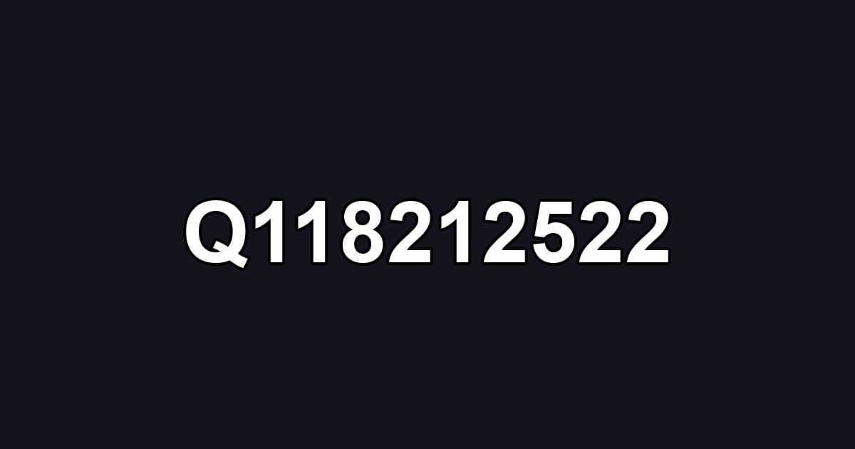 Q118212522