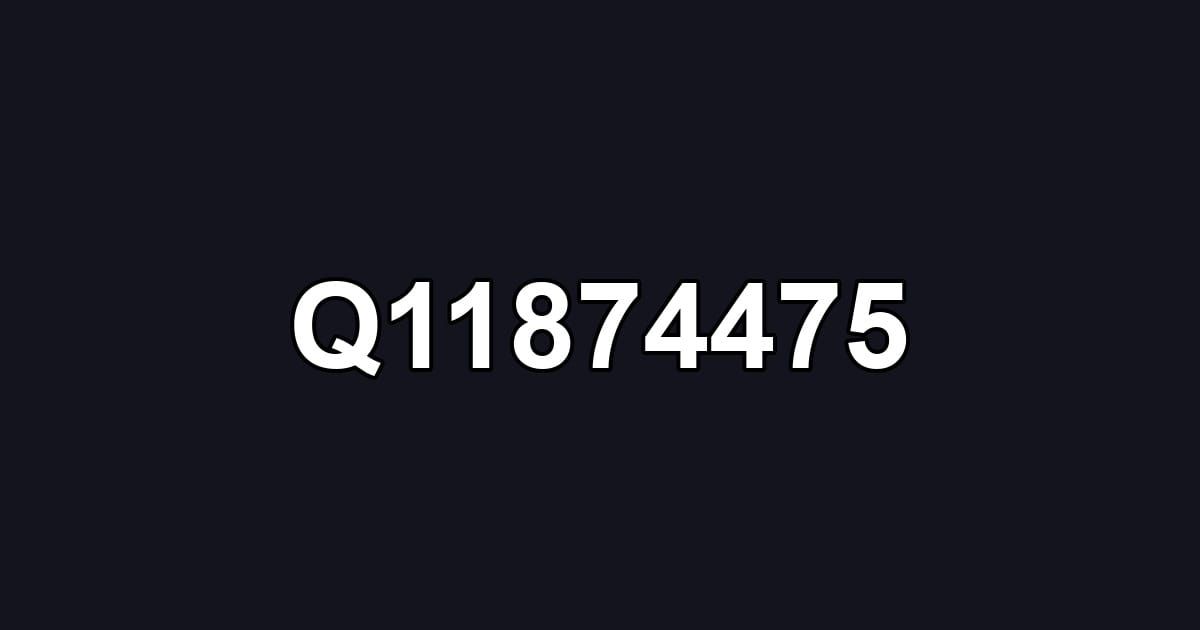 Q11874475
