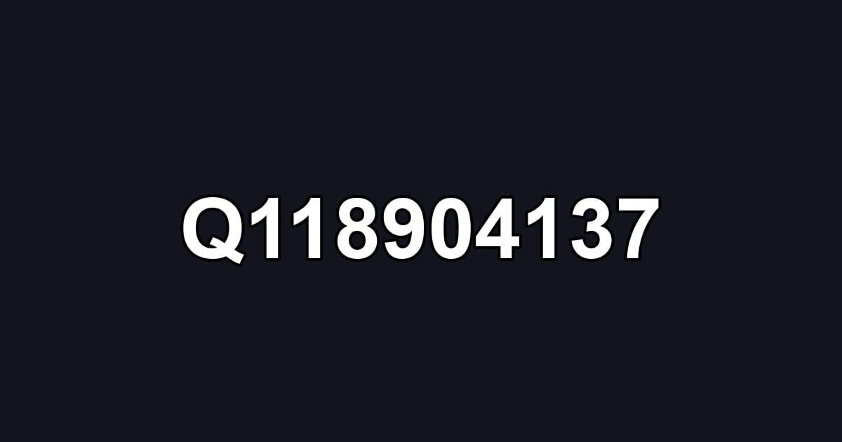 Q118904137