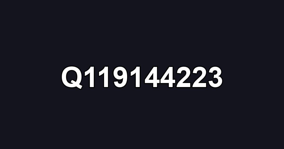 Q119144223