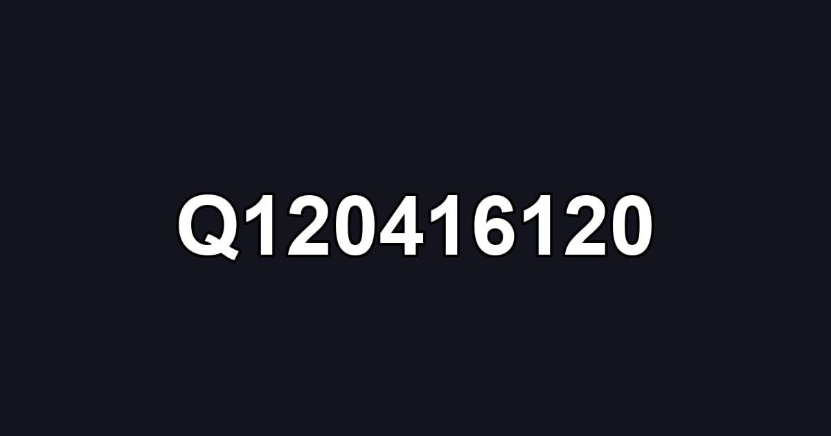 Q120416120