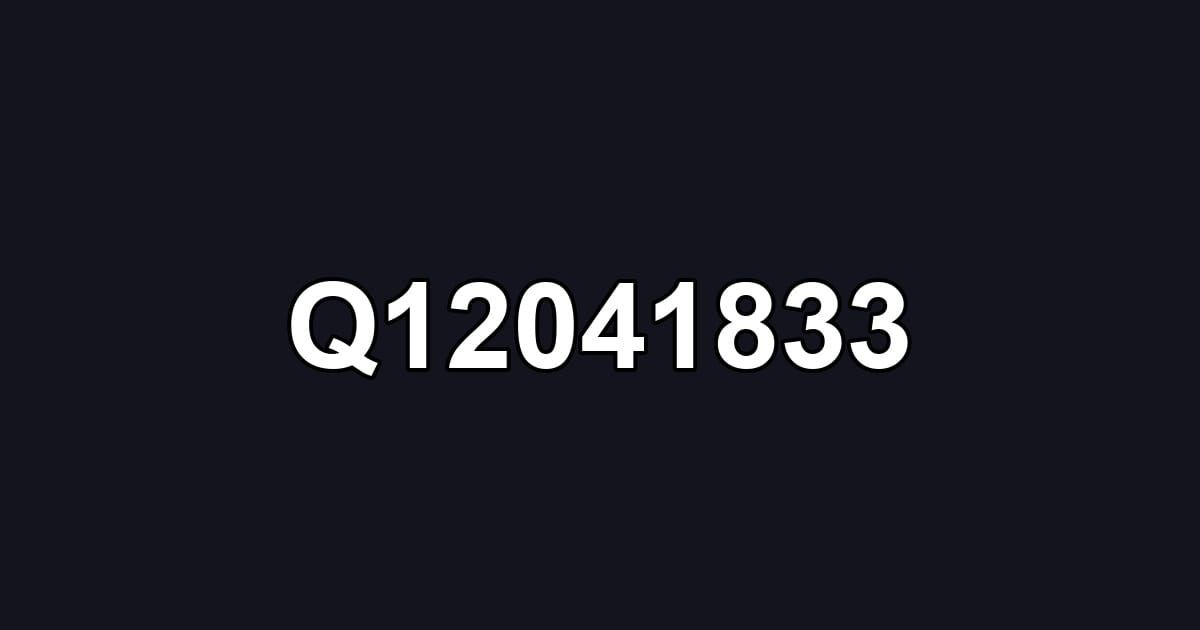 Q12041833