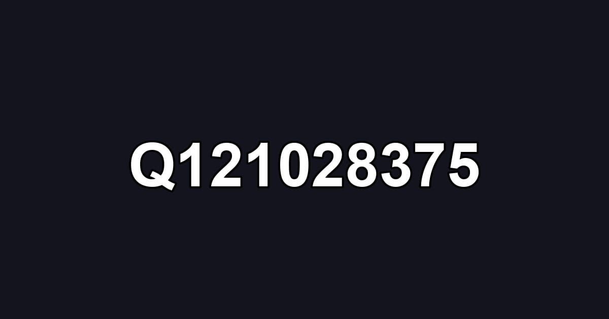 Q121028375