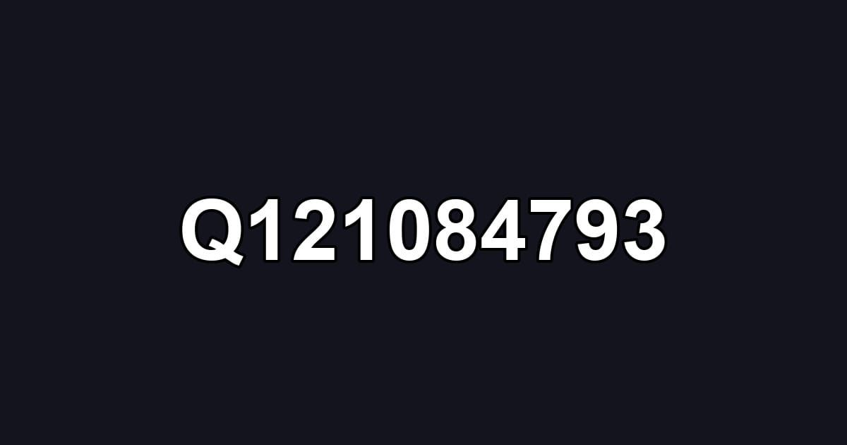 Q121084793