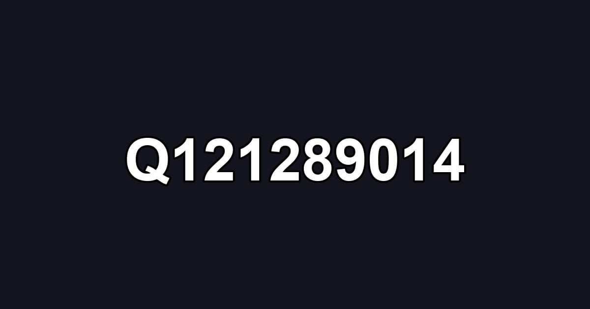 Q121289014
