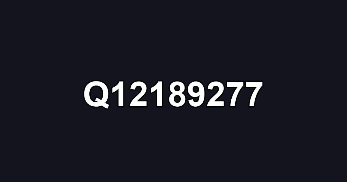 Q12189277