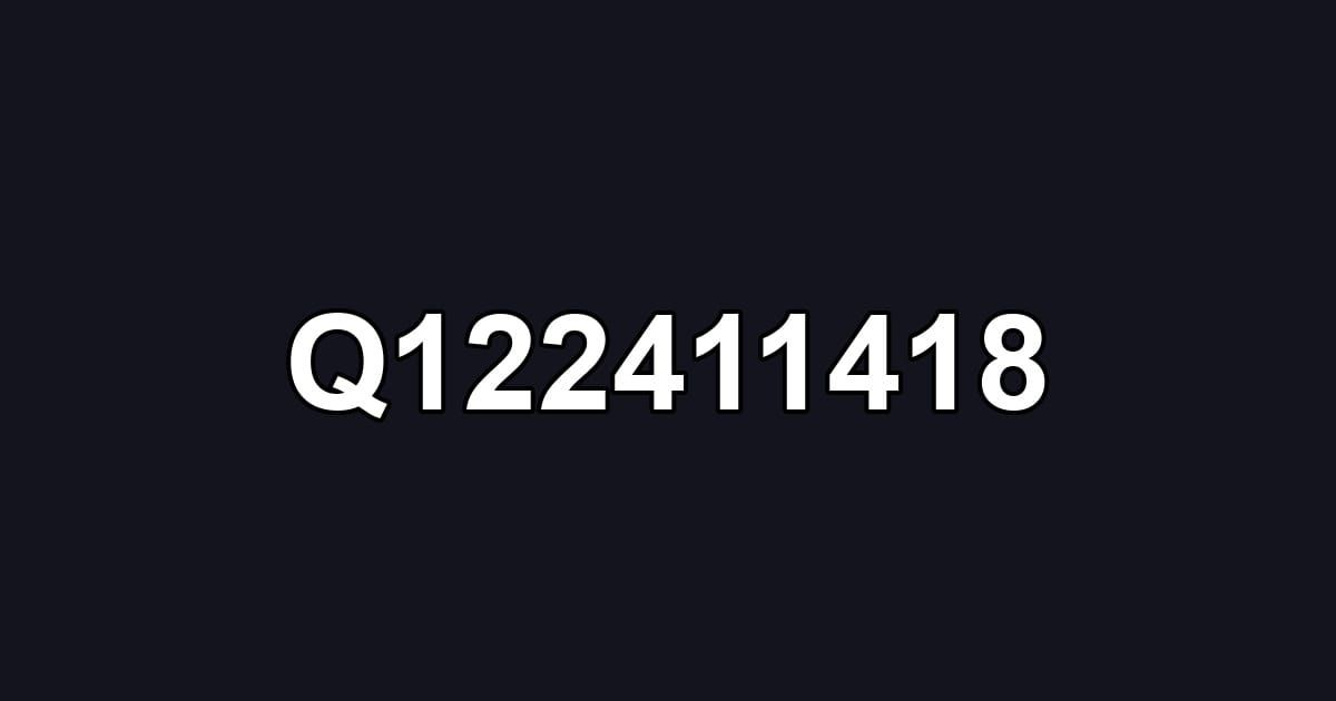 Q122411418