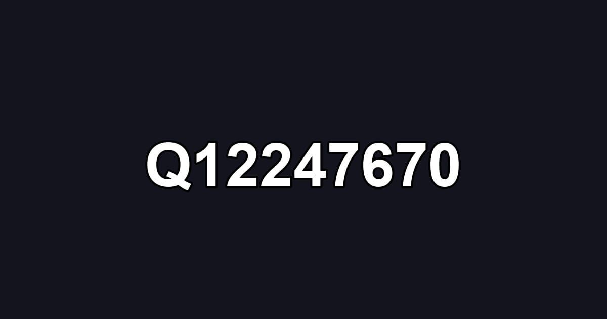 Q12247670