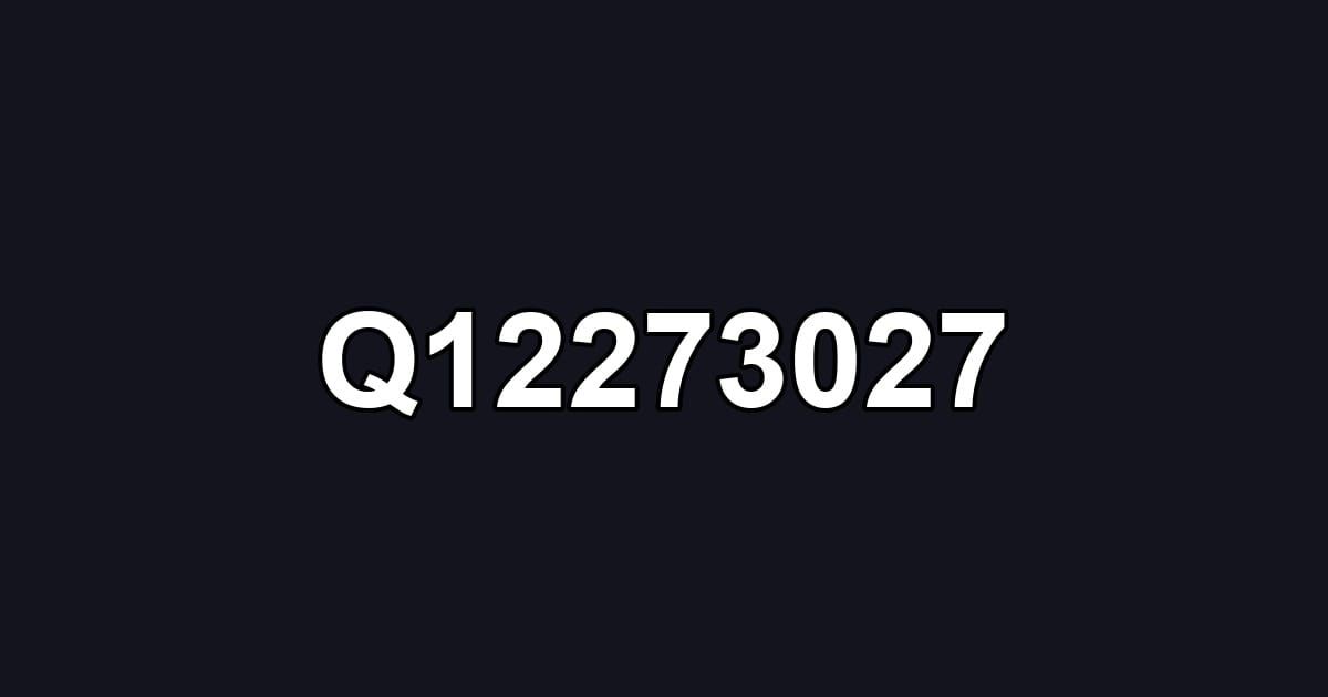 Q12273027