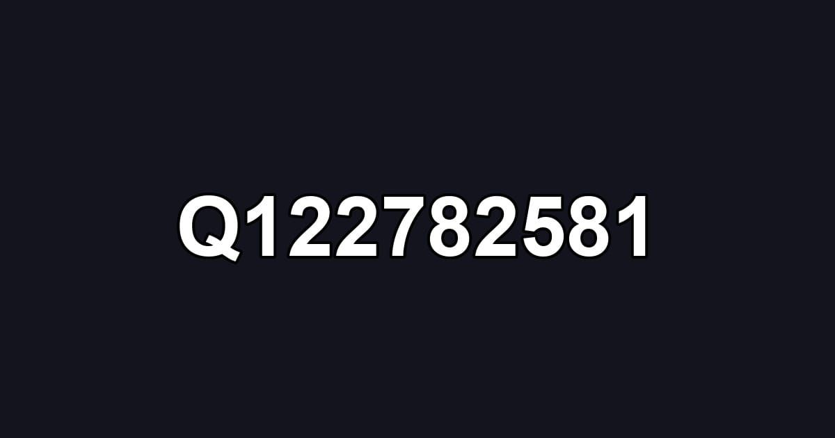 Q122782581