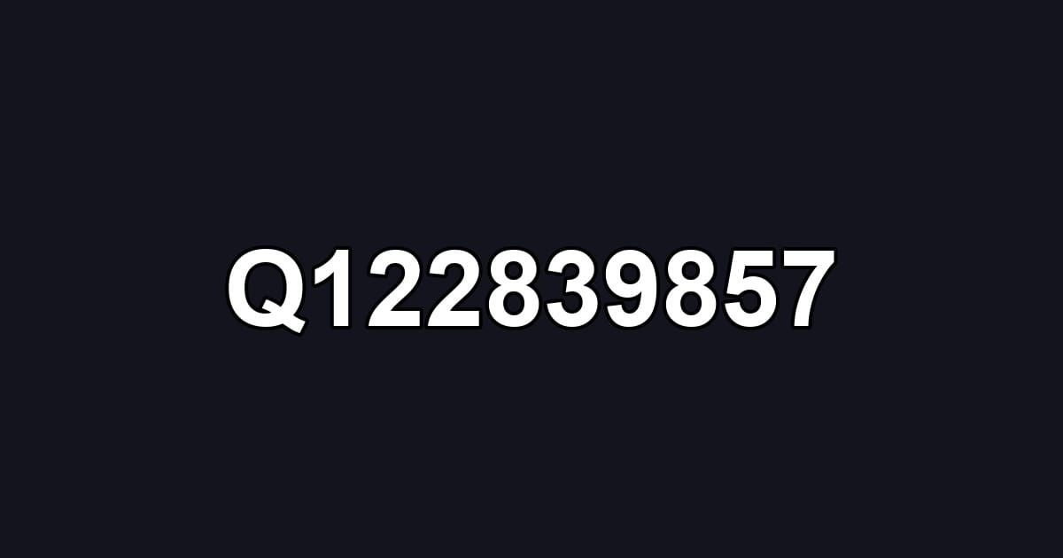 Q122839857