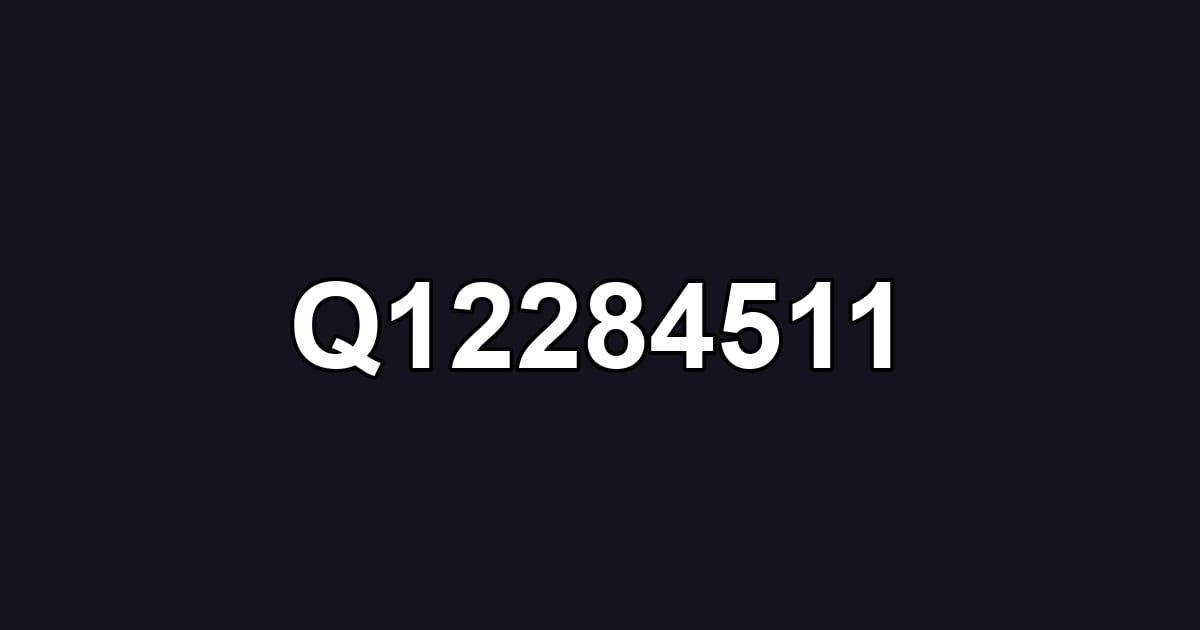 Q12284511
