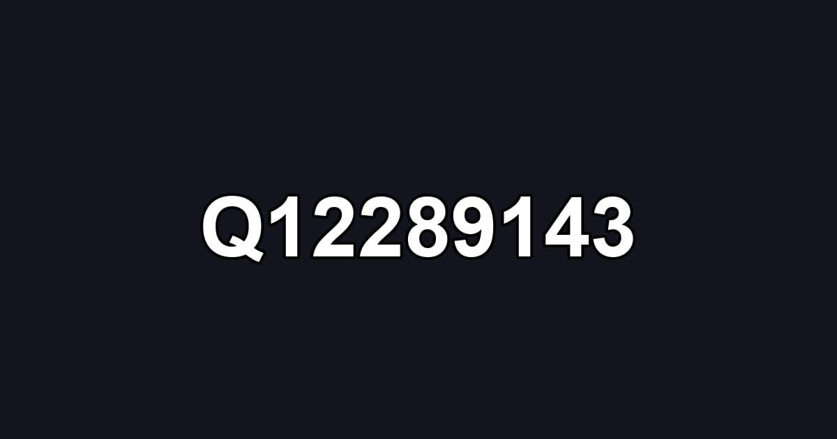 Q12289143