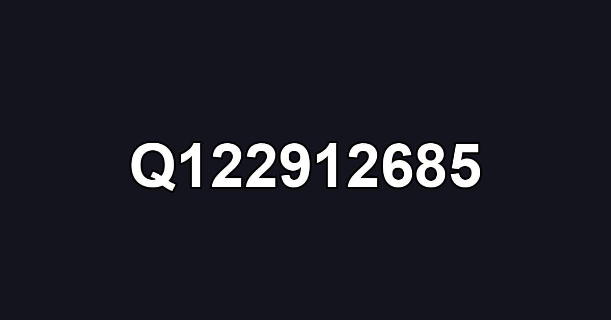 Q122912685