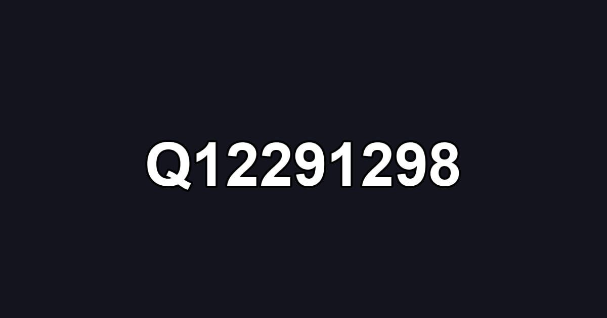 Q12291298