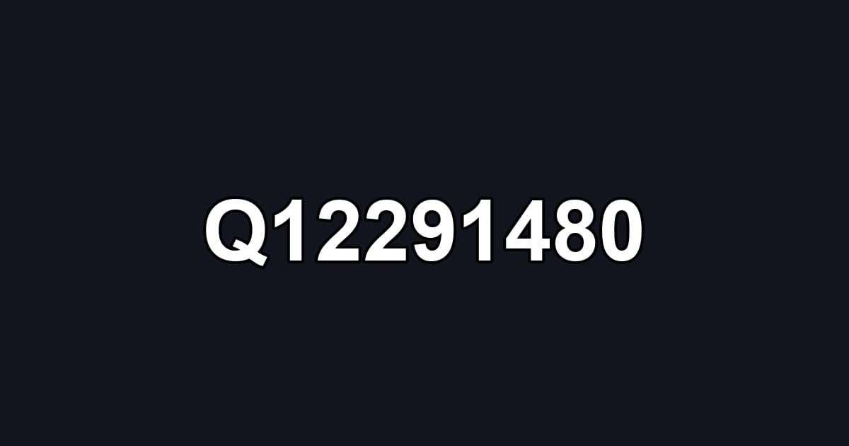 Q12291480