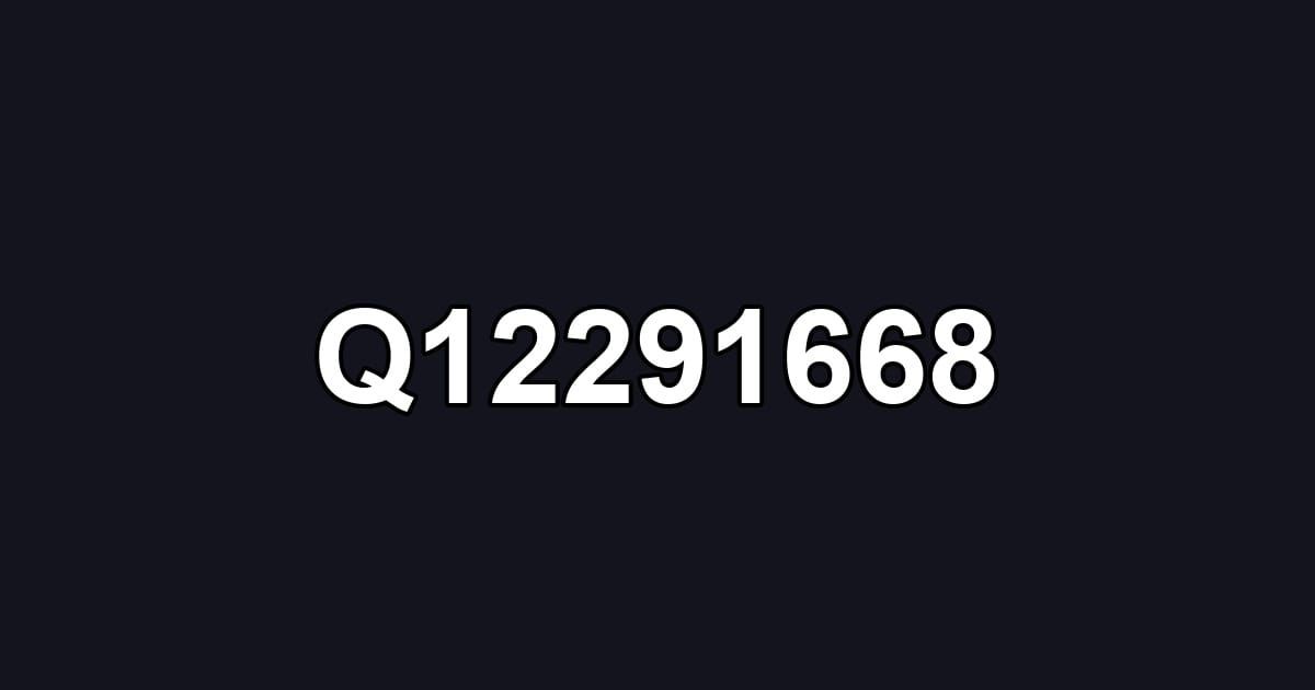Q12291668