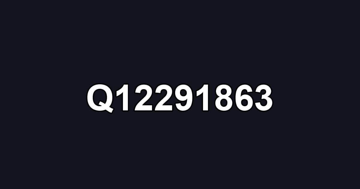 Q12291863