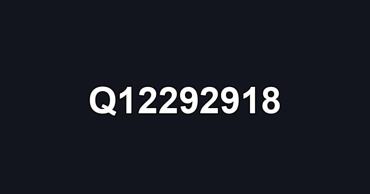 Q12292918