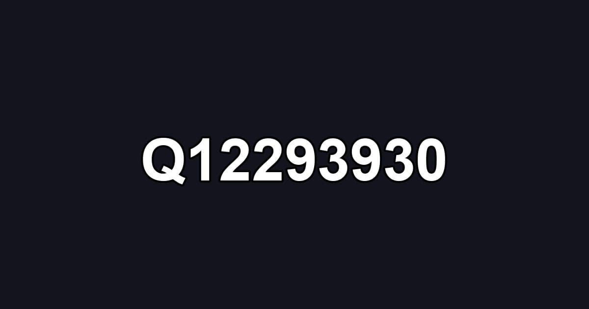 Q12293930