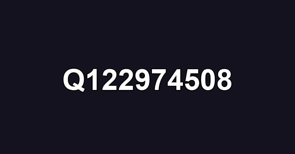 Q122974508