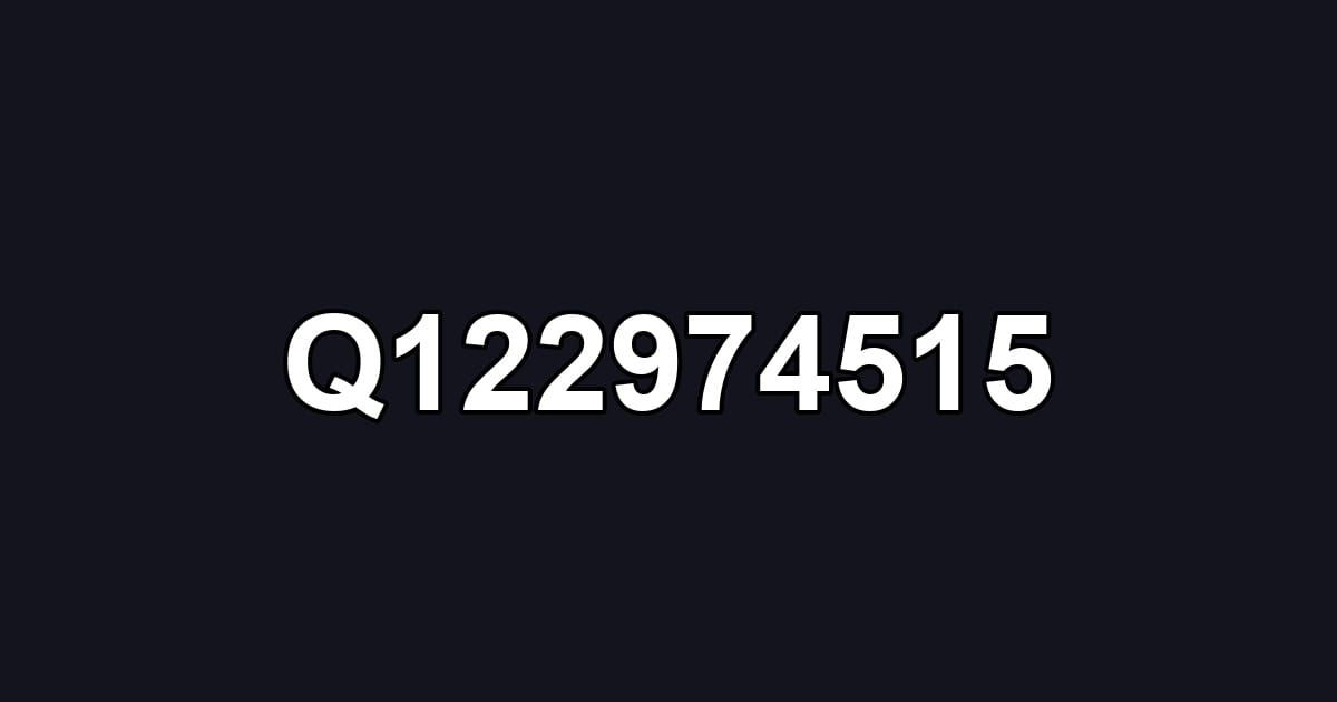 Q122974515
