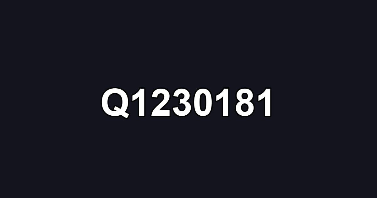 Q1230181