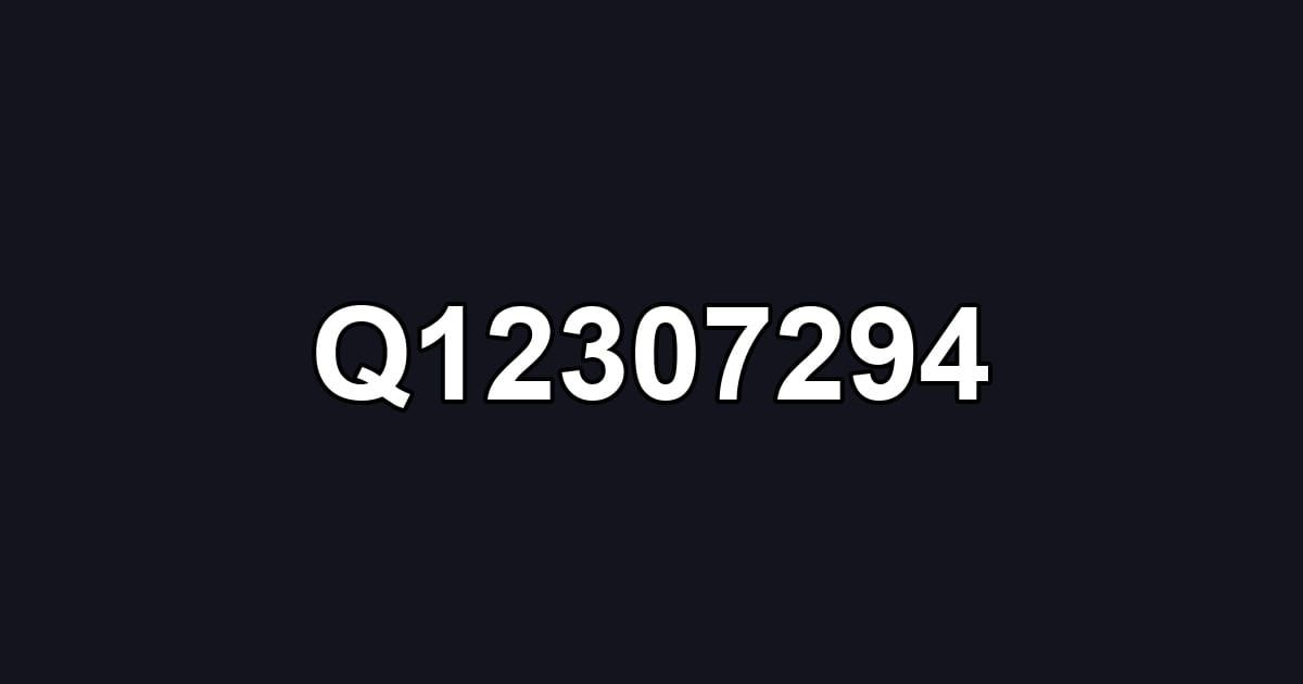 Q12307294