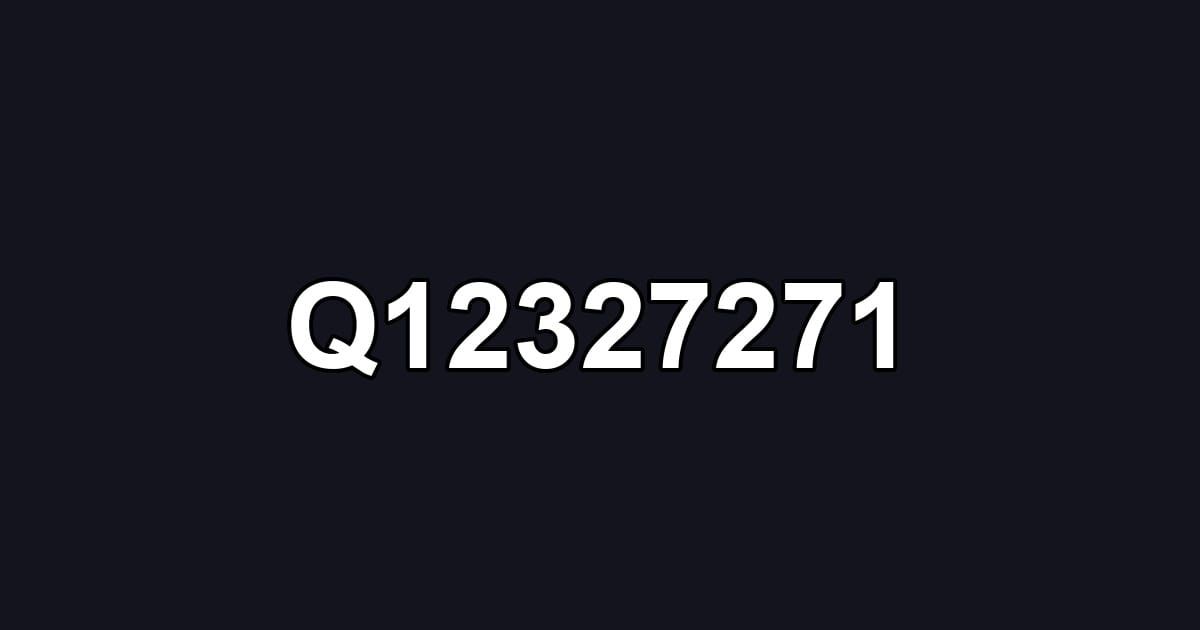 Q12327271
