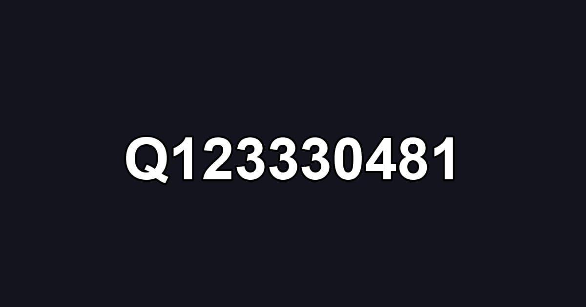 Q123330481