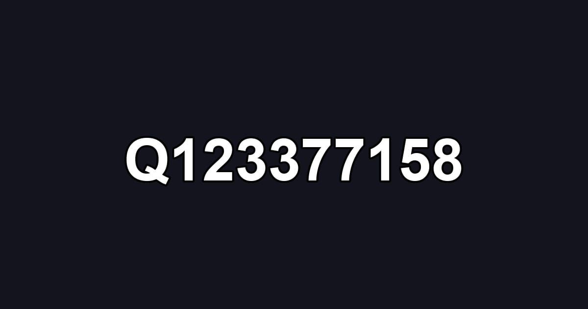 Q123377158