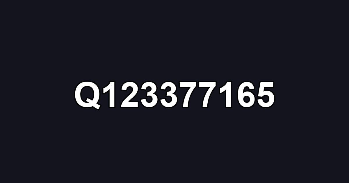Q123377165
