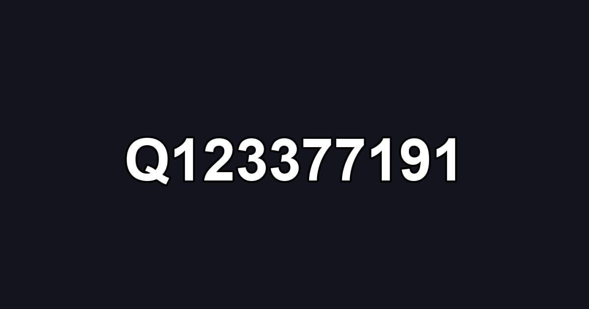 Q123377191