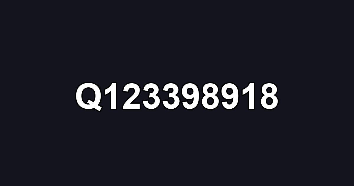 Q123398918
