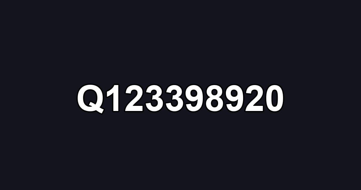 Q123398920