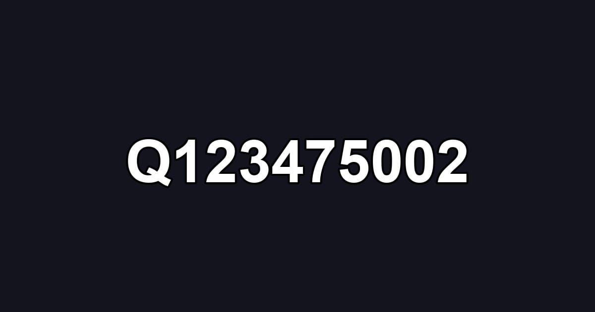 Q123475002