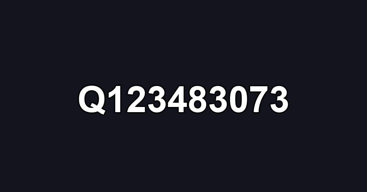 Q123483073