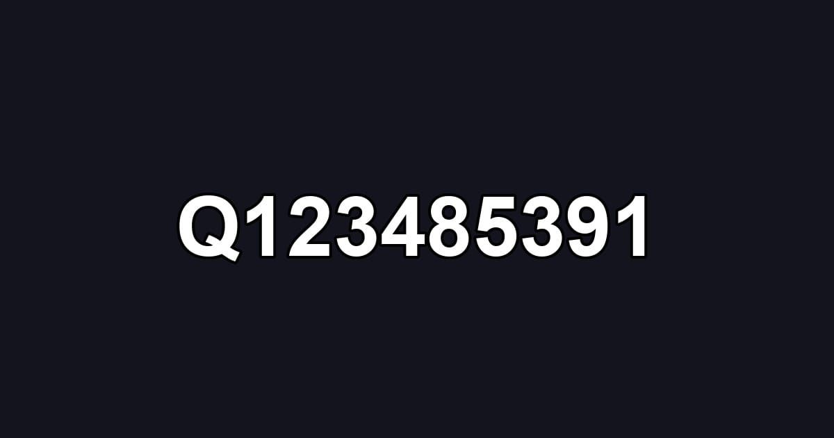 Q123485391