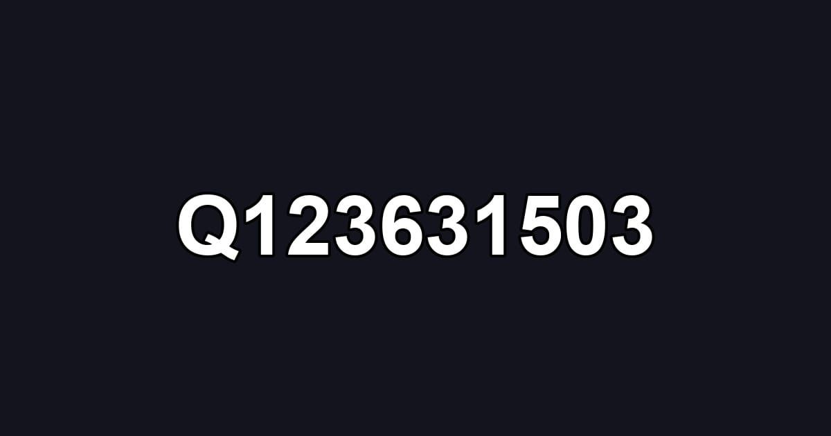 Q123631503