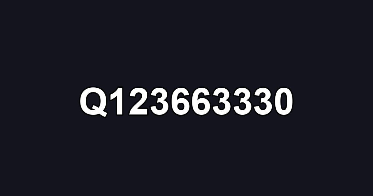 Q123663330