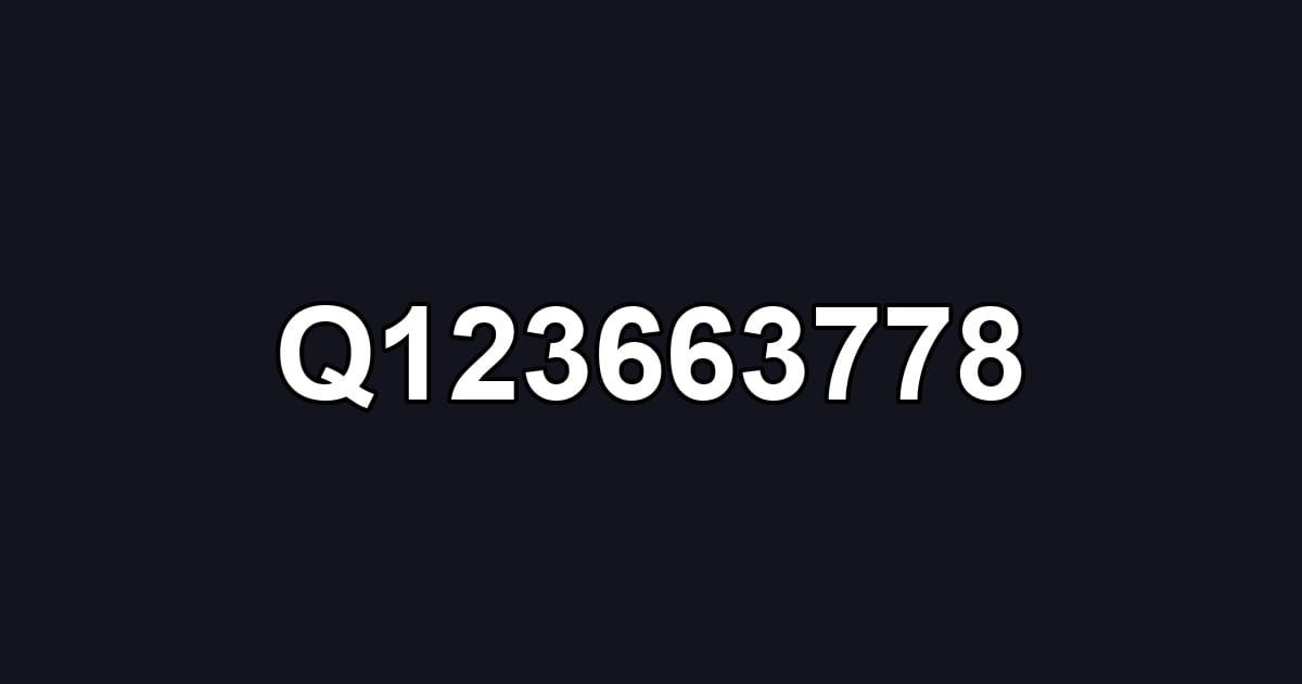 Q123663778